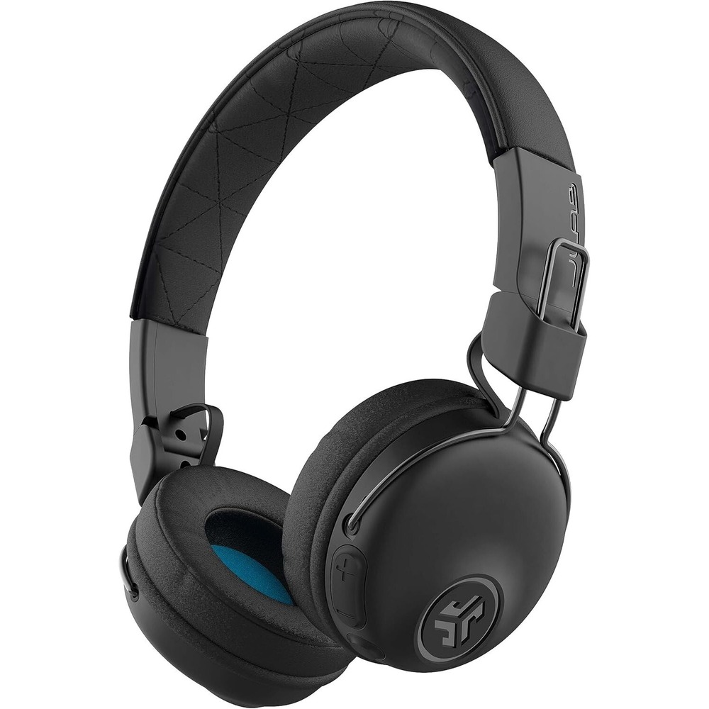 JLab Studio Wireless On-Ear Headphones Black 30 Hour Bluetooth 5 Playtime EQ3